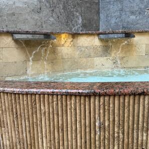 Фриз от травертин Лате М2 2 x 2 x 30.5 cm