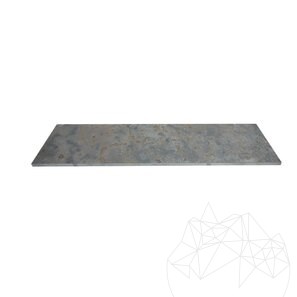 Стъпало от многоцветен цепен шистов камък Ноазет 120 x 33 x 2 см