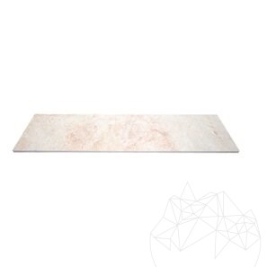 Стъпало от полиран мрамор Розалина 120 x 30 x 3 см