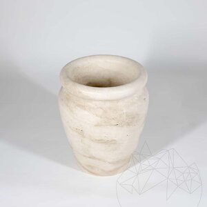 Римска ваза от травертин Класик 30 x 25 x 25 см