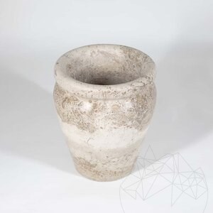 Римска ваза от травертин Лате 30 x 25 x 25 см