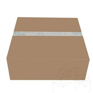 Мивка от мрамор Кафе 42 х 14 см