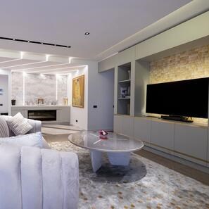 Полирана мозайка от пирамидални плочки меден оникс  5 х 5 см