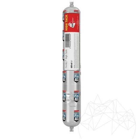 Лепило - Soudal FIX ALL High Tack Black, 600 мл