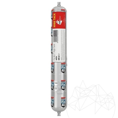 Лепило - Soudal FIX ALL High Tack White, 600 мл