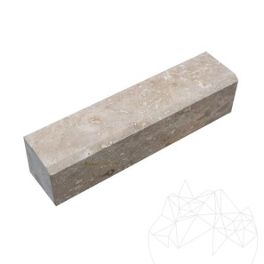 Бордюр от травертин Лате 10 x 10 x 50 см (скосен 1L)