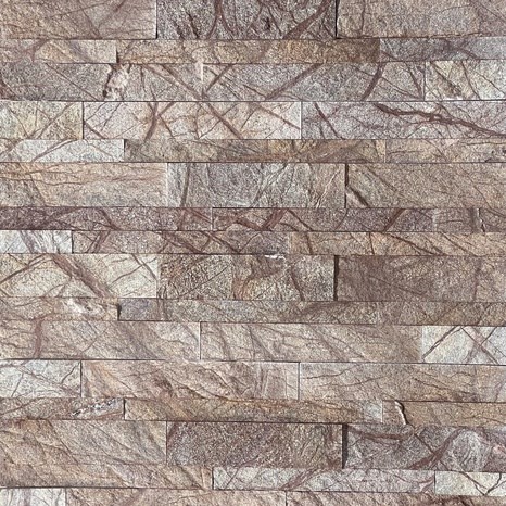 Облицовъчно 3D пано от мраморни тапети SKIN Rain Forest Brown 60 х 15 см с 3М лепило на гърба
