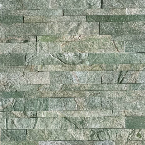Облицовъчно 3D пано от мраморни тапети SKIN Rain Forest Green 60 х 15 см с 3М лепило на гърба