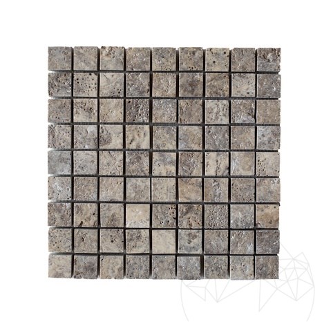 Mozaic Travertin Silver Periat 3 x 3 cm