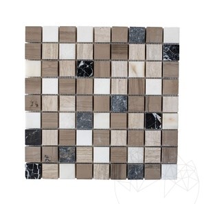 Mozaic Mix Marmura Polisat 3 x 3 cm