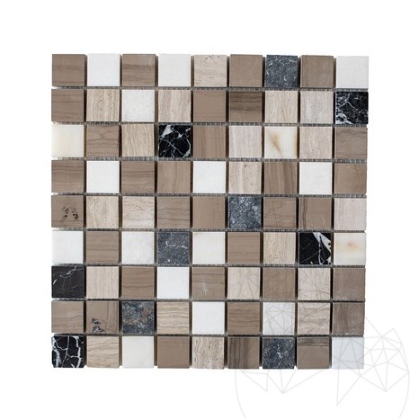 Mozaic Mix Marmura Polisat 3 x 3 cm