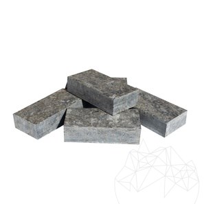 Всестранно рязани павета от горен син лабрадорит Екстра 20 x 10 x 5 см