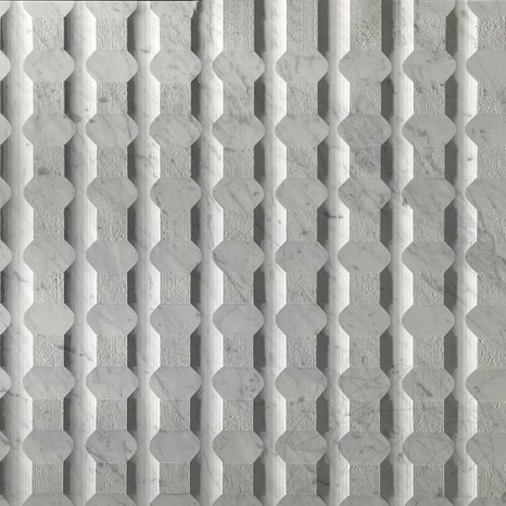 Фаши Carrara White Stud M Design  2 см