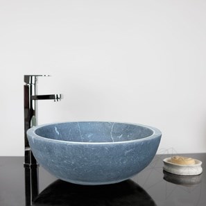 Мивка от мрамор Матиа Блек RS-5, 42 x 15 см