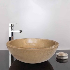 Мивка от травертин Матиа Ноче RS-5, 42 x 15 см