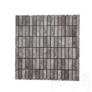 Полирана мозайка от мрамор Крема ди Бергамо 1.5 x 5 см