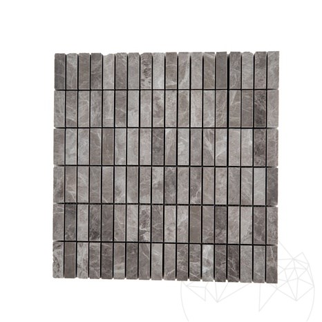 Полирана мозайка от мрамор Крема ди Бергамо 1.5 x 5 см