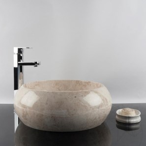 Мивка от мрамор Капучино RS-21 41 x 33.5 x 16 см