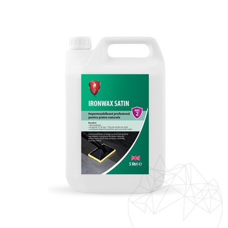 LTP Profesional Ironwax Satin, акрилен препарат за самополиране със сатиниращ ефект, само за интериорна употреба, 5 л