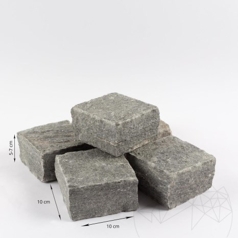Цепени павета от шистов камък Кавала 10 x 10 x 5-8 см (1 тон = 6 -7 кв.м.)