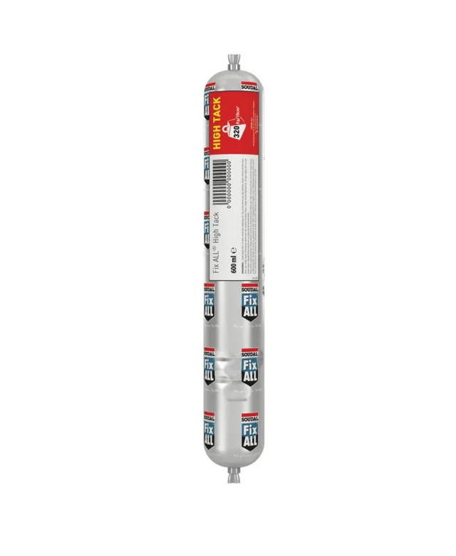 Лепило - Soudal FIX ALL High Tack Black, 600 мл
