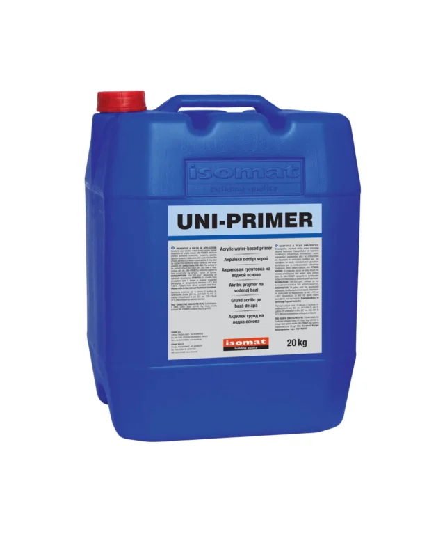 ISOMAT Uni-Primer – Acrylic adhesion primer for marble, stoneware, and natural stone (indoor/outdoor), 20 kg