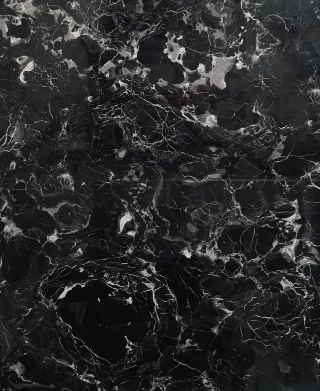 Мраморна плоча Saint Laurent Black Полиран, 2 cm