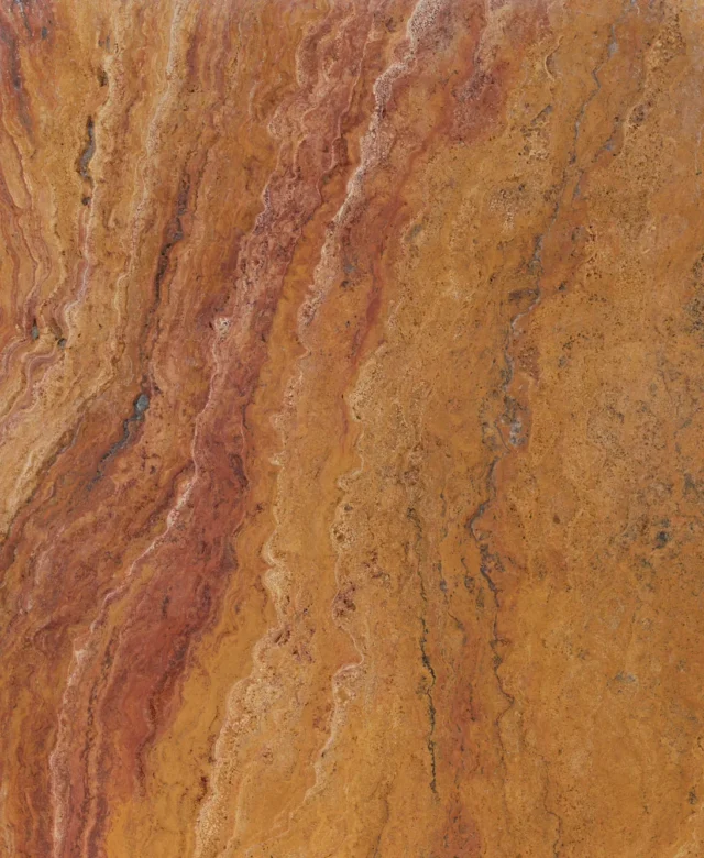 Travertin Peach Cross Cut Periat si Daltuit, 61 x 40,6 x 3 cm